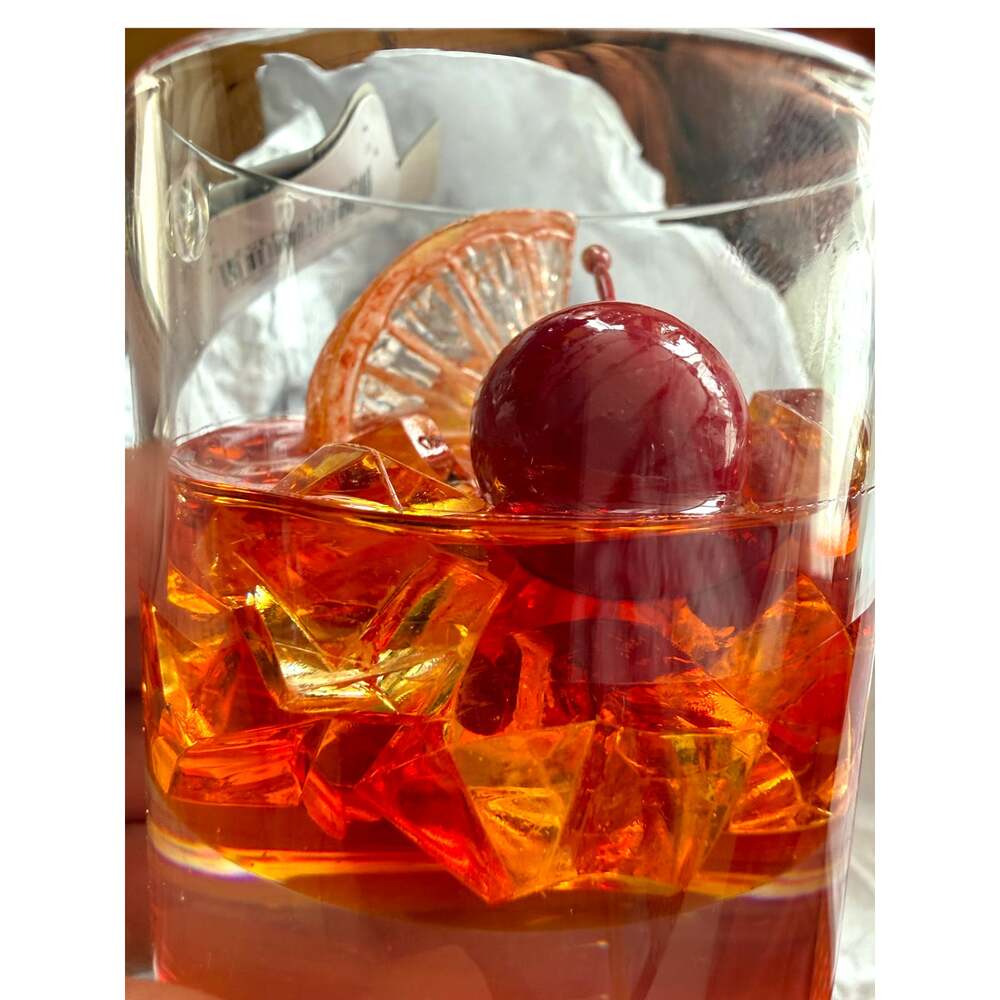 New Old Fashioned Cocktail Christmas Tree Glass Ornament Wondershop Target - Picture 5 of 6